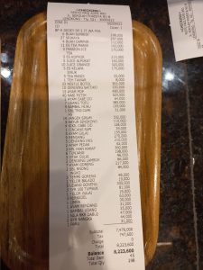 Tagihan nasi Padang Rp 8 Juta