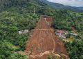 Lokasi longsor akibat gempa Cianjur (Kumparan)