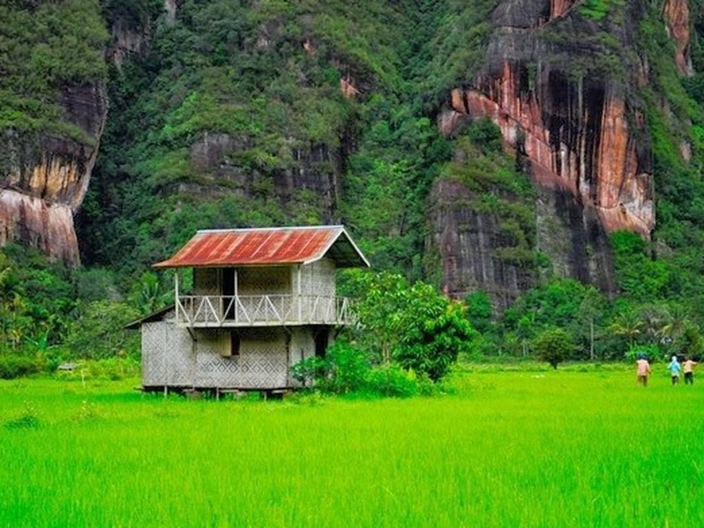 ilustrasi-keindahan-desa-di-sumatera-barat