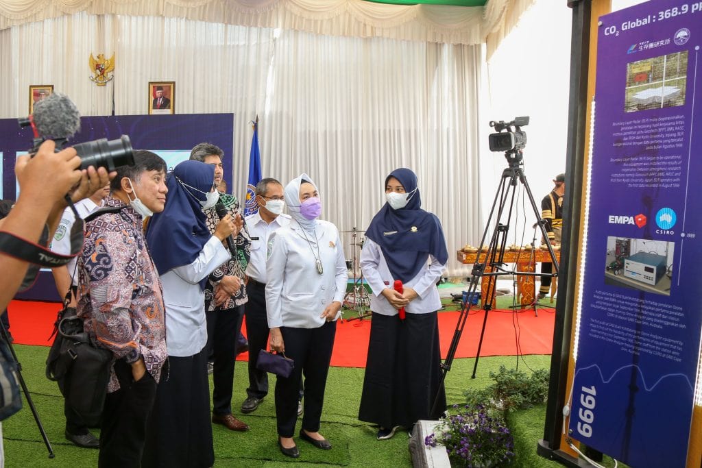 Peresmian Tower Gas Rumah Kaca di Agam