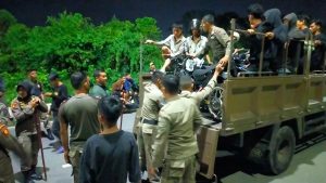 Balap Liar di Area Balaikota Padang, Belasan Remaja dan Sepeda Motor Diamankan Petugas