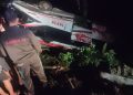 Kondisi Bus MPM usai mengalami kecelakaan di Sitinjau Lauik