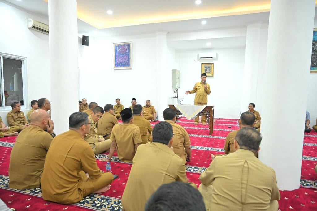 Mahyeldi saat peresmian Surau Ansharullah