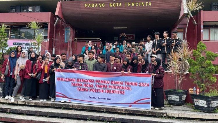 Deklarasi BEM se-Kota Padang untuk Pemilu Damai