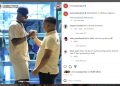 Keberadaan Kenneth Ngwoke jelang laga Semifinal lewat unggahan Instagram klub