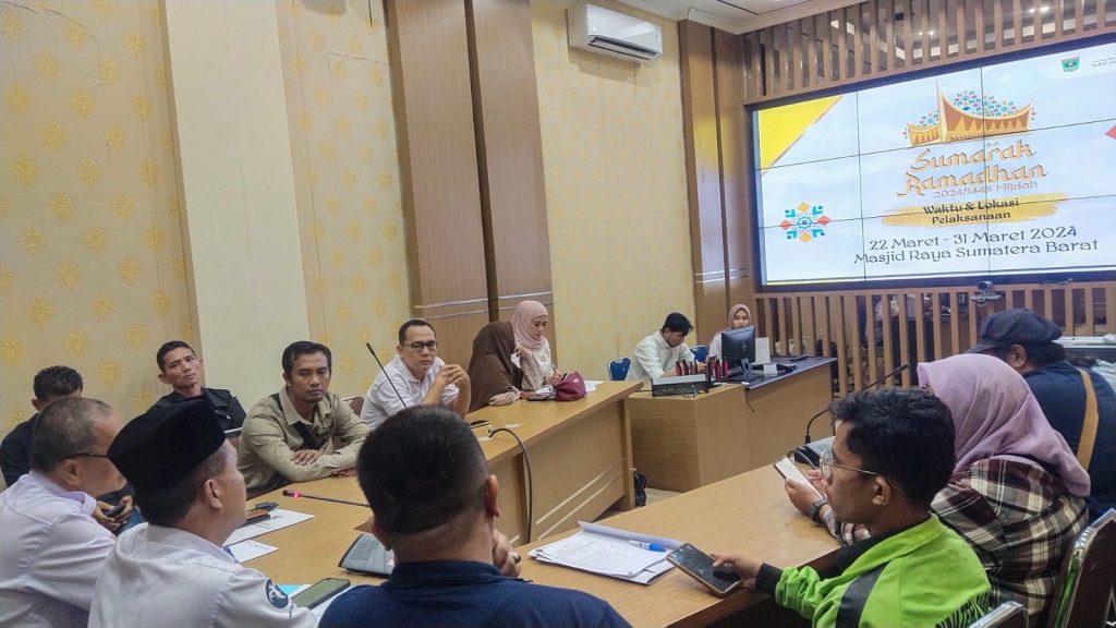 Konferensi pers pelaksanaan event Sumarak Ramadan