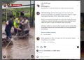 Aksi petugas gabungan TNI-Polri mengevakuasi warga yang terdampak banjir lahar dingin