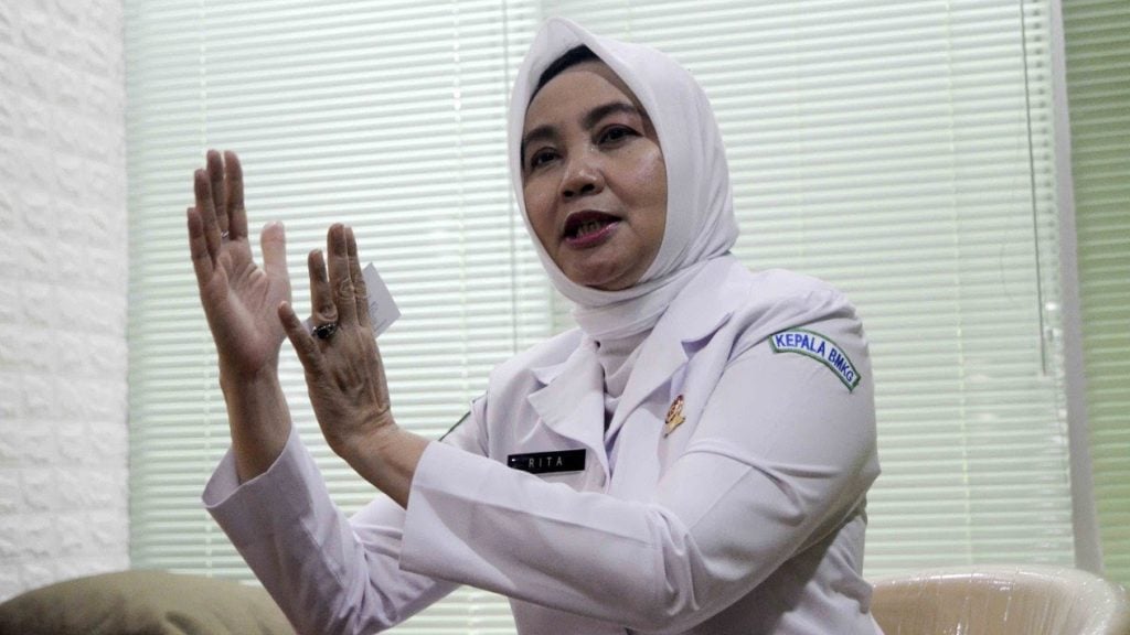 Kepala BMKG, Dwikorita Karnawati