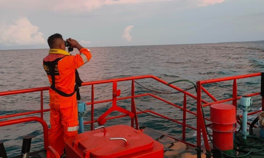 Ilustrasi pencarian kapal hilang kontak