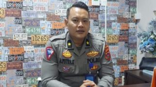 Kepala Seksi (Kasi) STNK Ditlantas Polda Sumbar, Kompol Angga Putra Kristyadika