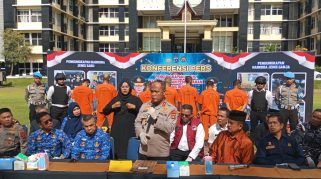 Jumpa Pers Pemusnahan di Polda Sumbar, Rabu (17/9/2025)