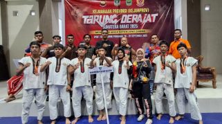 Tarung Derajat Pessel di Kejurprov Padang Pariaman
